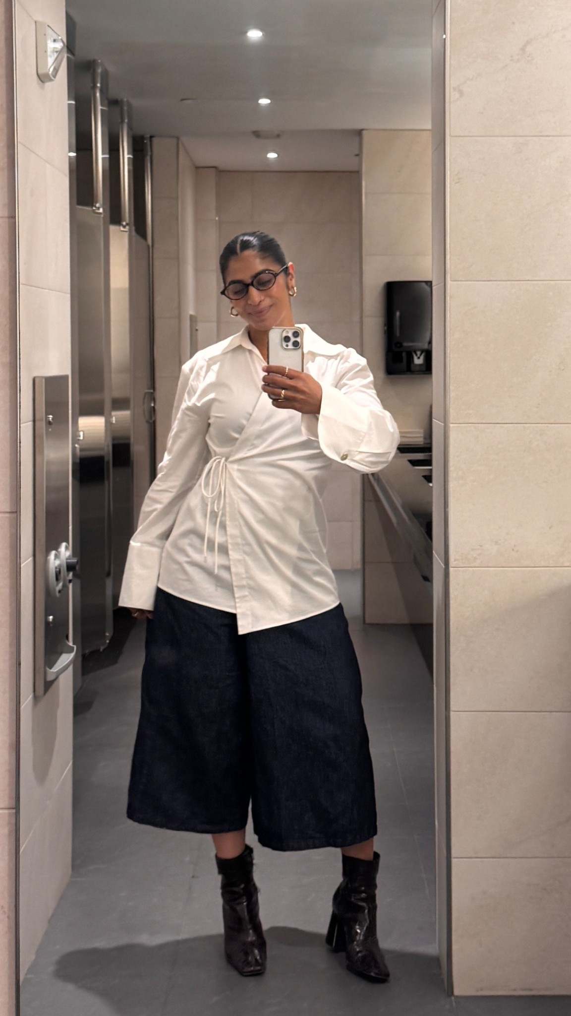 modest corporate outfit