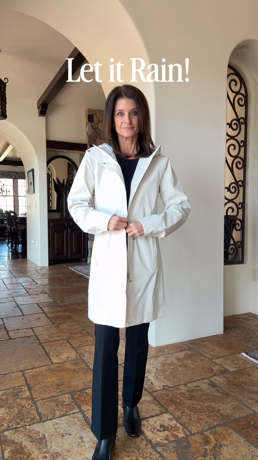  Let It Rain!

If you’ve been looking for a truly waterproof raincoat for spring and summer travel, these two are worth a look.

I’ve been rotating between:

Athleta Rainout Ridge Trench (mid-length)
• More coverage for cooler or wetter days
• Structured but still travel-friendly
• Truly waterproof
• Comes in 3 colors + regular, tall, and petite

LL Bean Cresta Stretch Rain Jacket (hip-length)
• Lightweight and easy to pack
• Truly waterproof (not just “water-resistant”)
• Comfortable stretch
• Comes in 5 colors + petite sizing

The creamy shades I’m wearing are especially good for spring and summer trips — they look elevated, photograph beautifully, and work with almost everything. (But they do show dirt…so wear carefully!)

If you’ve been thinking about a light-colored raincoat, don’t wait on these. These will sell out.

And one quick note: both are fully waterproof, not just water-resistant. That means sealed seams and real protection in steady rain.

#LTKTravel #LTKOver40
