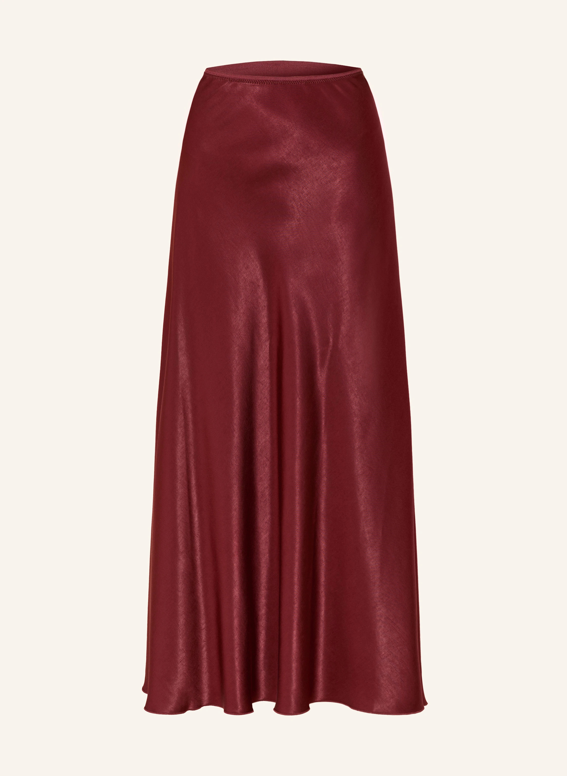 MSCH COPENHAGEN Satinrock MSCHNICOLETTE ULLAS in dunkelrot | Breuninger (DACH)