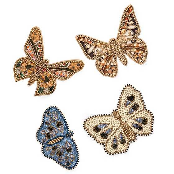 Beautifly Beaded Coasters - Set of 4 | MacKenzie-Childs