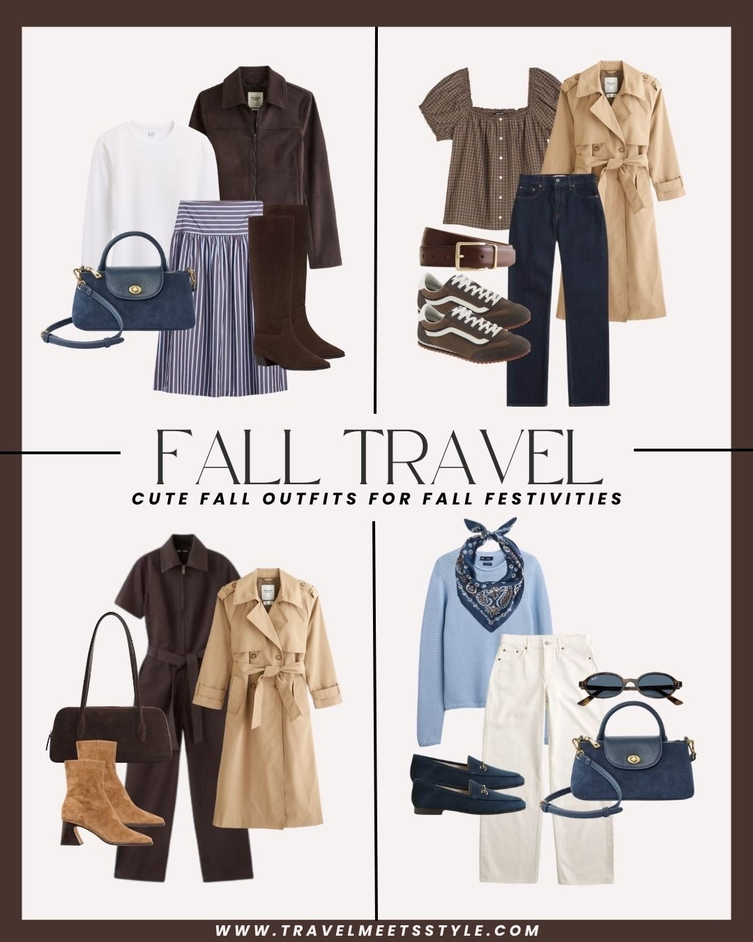Sharing cute fall outfits for fall festivities + the ultimate fall travel capsule wardrobe on travelmeetsstyle.com 🍂

#LTKTravel