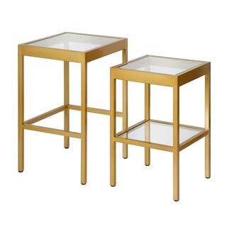 Meyer&Cross Alexis 24 in. Brass Nested Side Tables ST0389 | The Home Depot