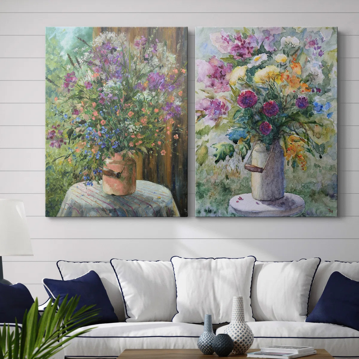 " Farmhouse Bouquet " 2 - Pieces | Wayfair North America