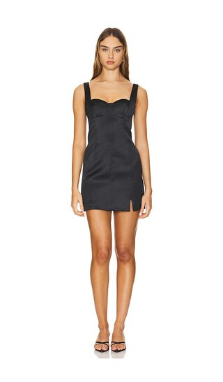 Carpenter Mini Dress in Black | Revolve Clothing (Global)