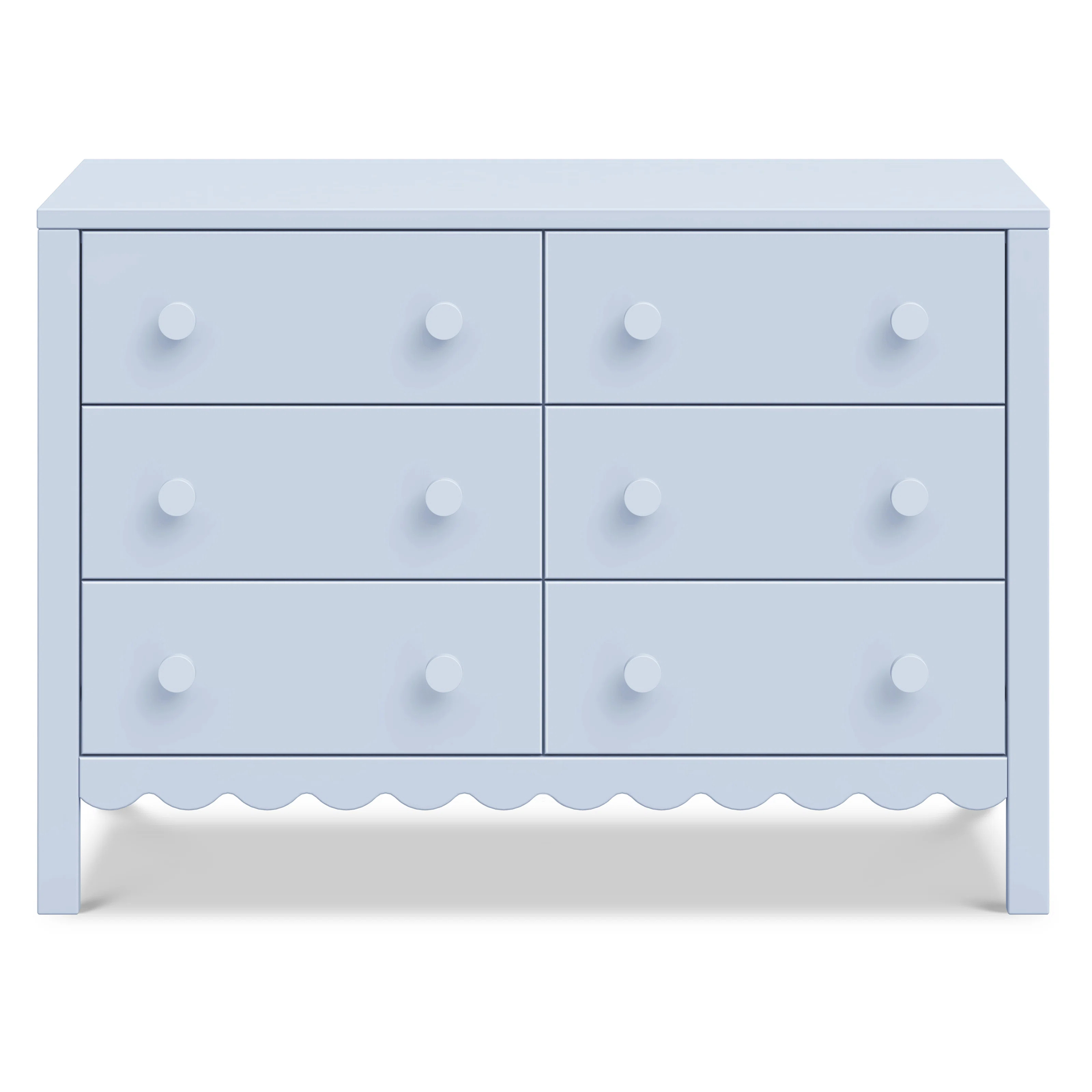 Sammy Scallop 6-Drawer Dresser | Wayfair North America