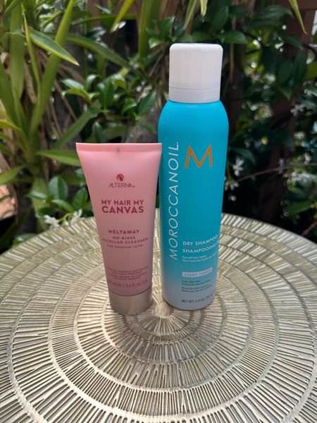 My go-to for clean feeling hair even after a week 🙌🏼 Alterna My Hair My Canvas Meltaway No-Rinse Micellar Cleanser + Moroccanoil Dry Shampoo

#LTKFind #LTKbeauty #LTKfit