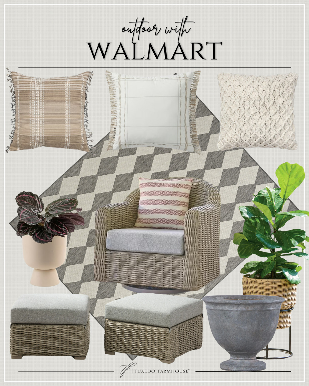 Outdoor with Walmart!

Your own outdoor oasis is closer than you think!

Seasonal, home decor, spring, outdoor, backyard, porch, patio, rugs, pillows, chairs, ottomans, vases, planters 

 #LTKSeasonal #LTKHome #LTKSaleAlert