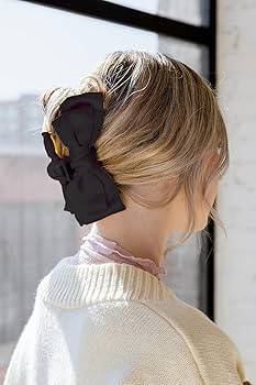 Hair Bows Claw Clip for Women Girls Strong and stable Big Bows Hair Clips Nonslip Bows Claw Clips... | Amazon (US)