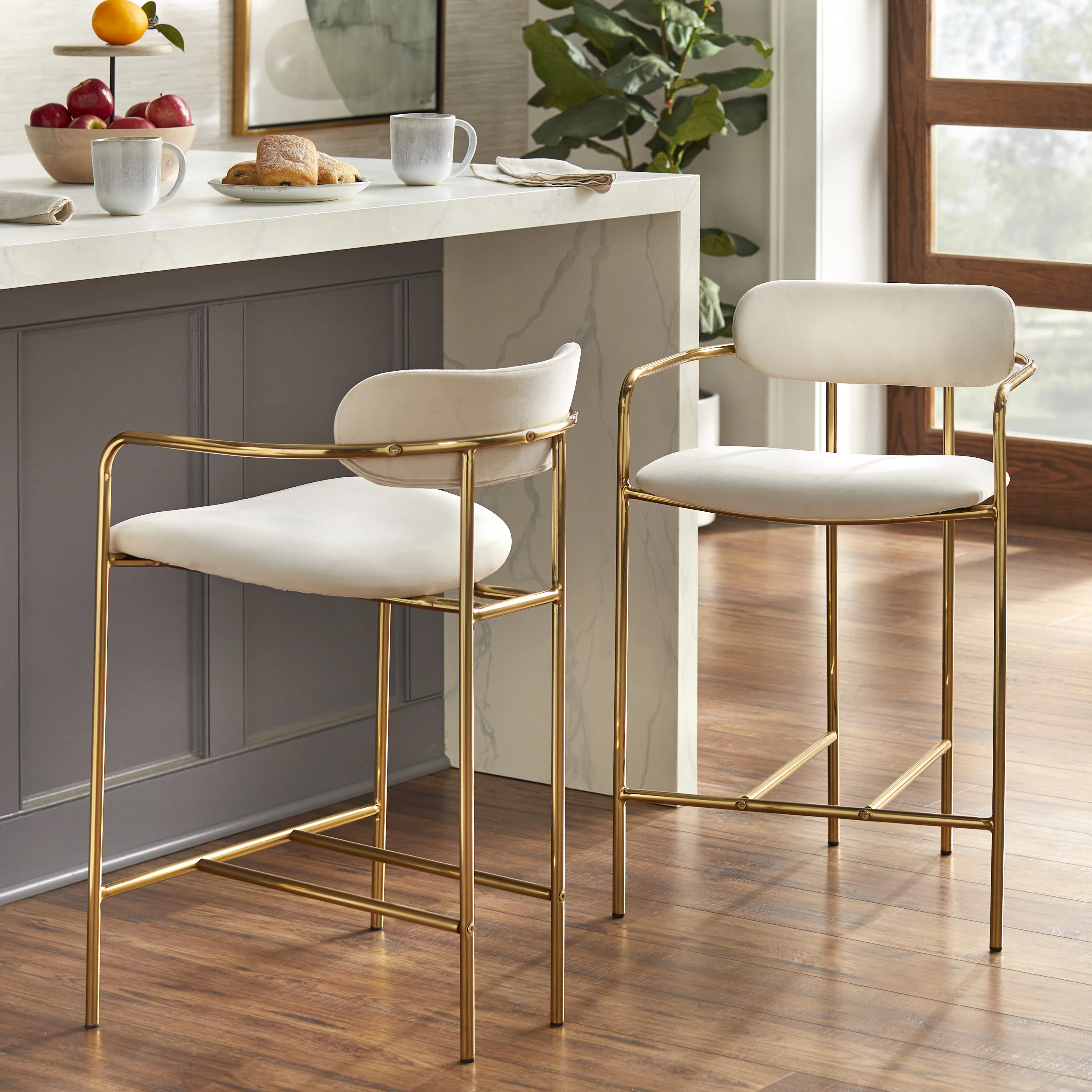Everly Quinn Mavra 24" Counter Stool | Wayfair | Wayfair North America