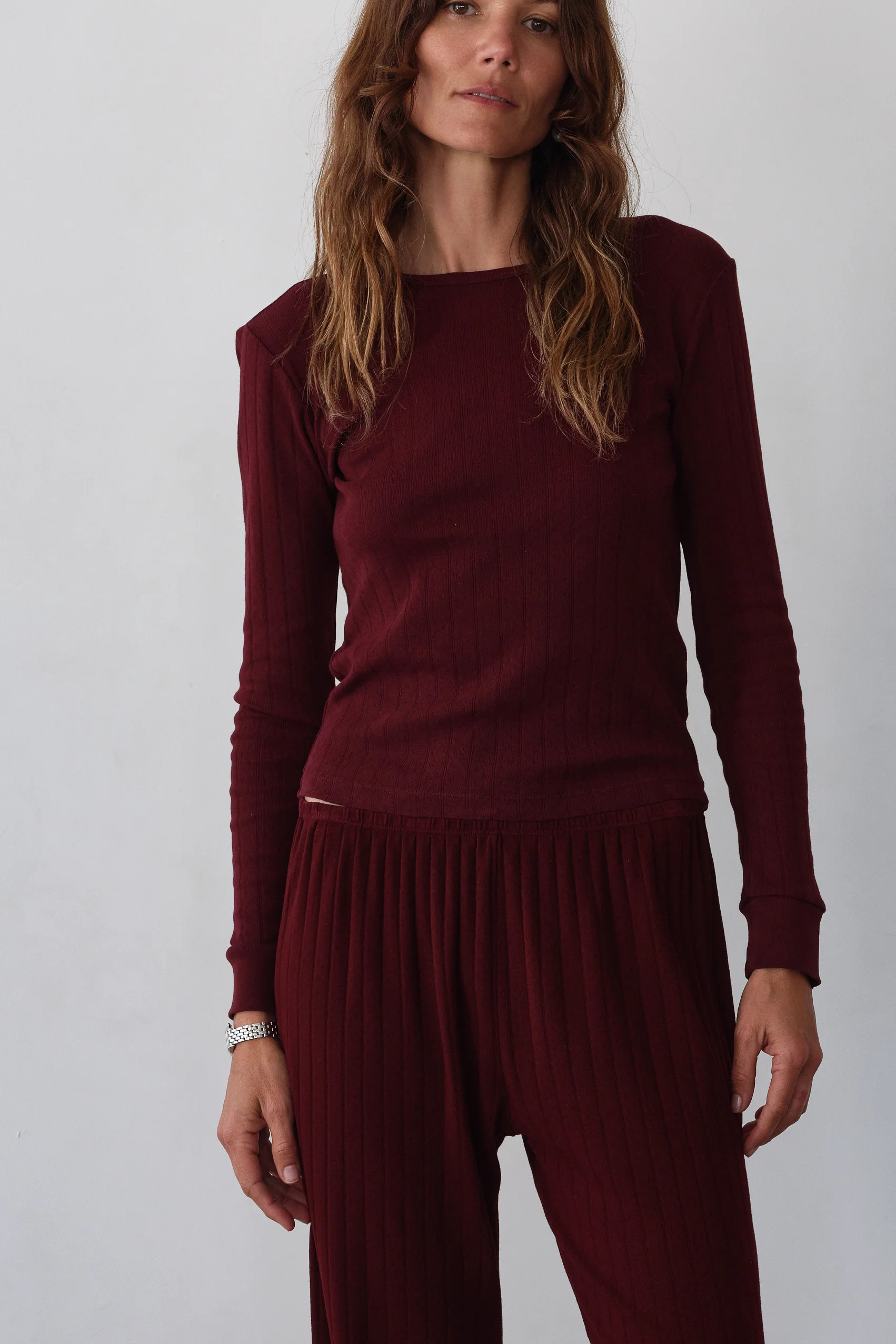 The Pointelle Long Sleeve | DONNI.