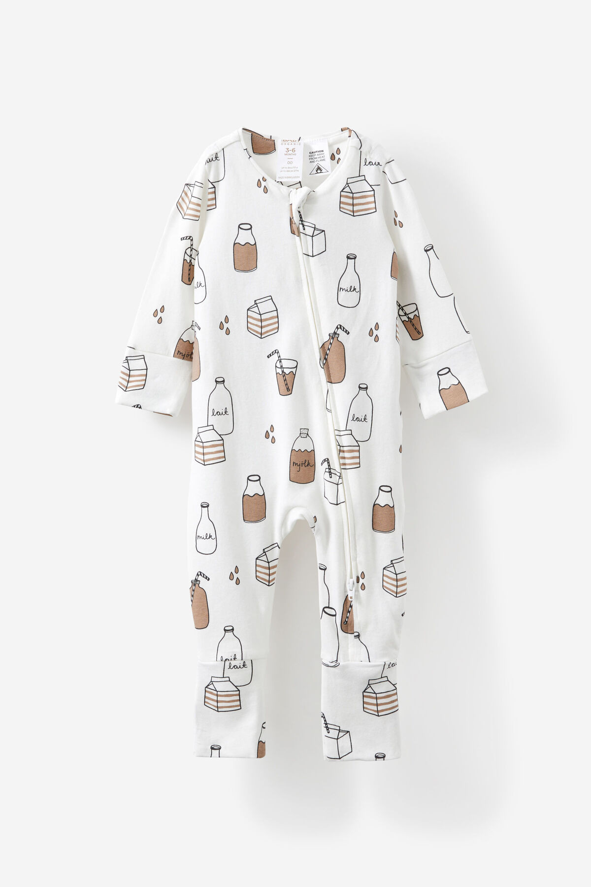 The Long Sleeve Zip Romper | Cotton On (ANZ)