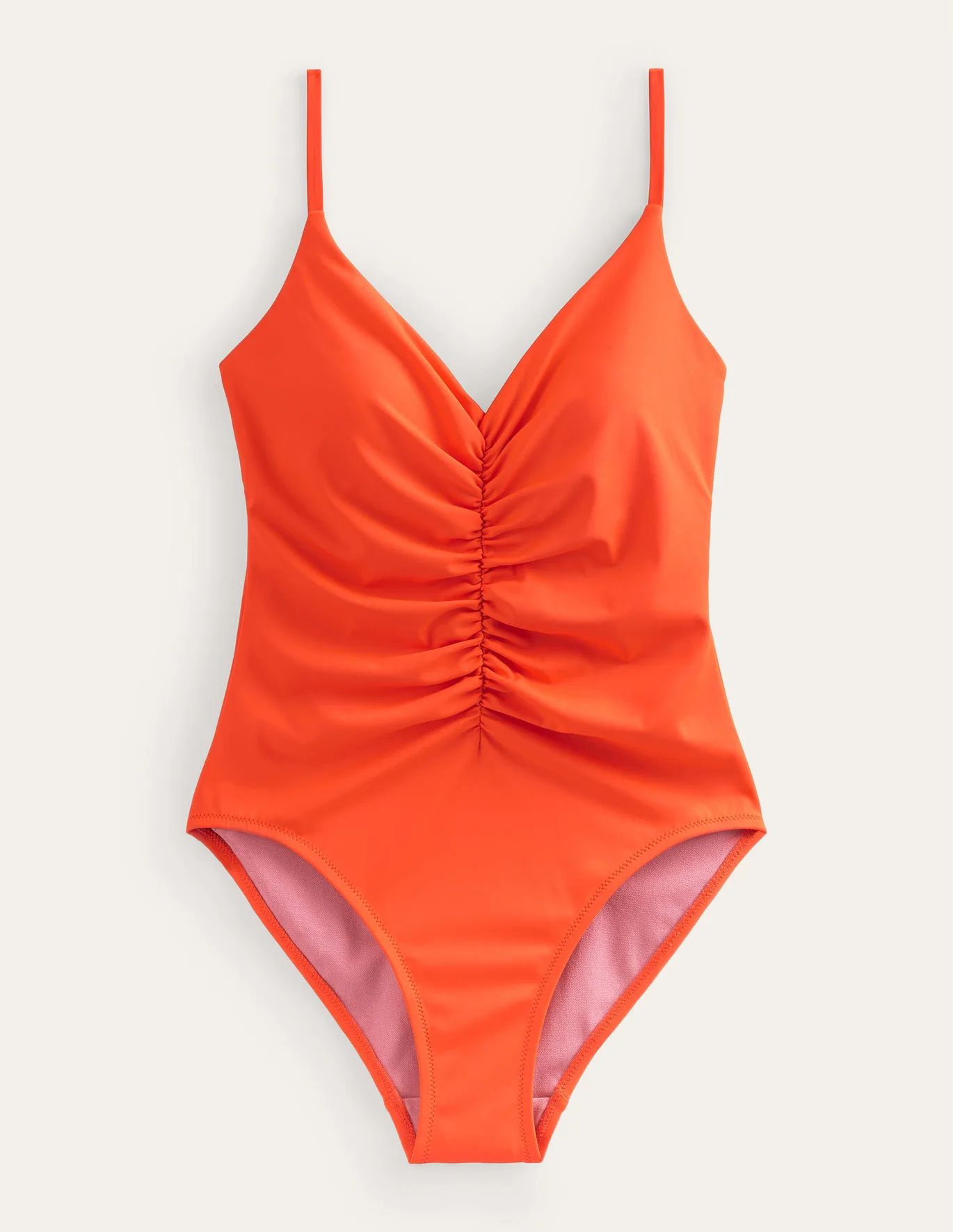 Ruched V-neck Swimsuit | Boden (UK & IE)