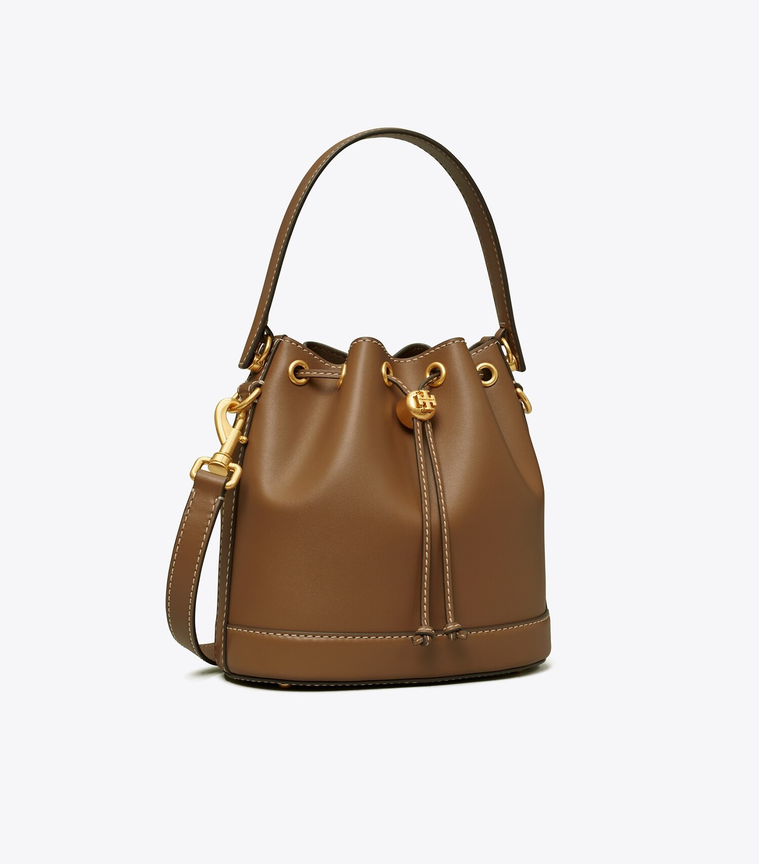 Exclusive: Leather Bucket Bag: Women's Designer Crossbody Bags | Tory Burch | Tory Burch (US)