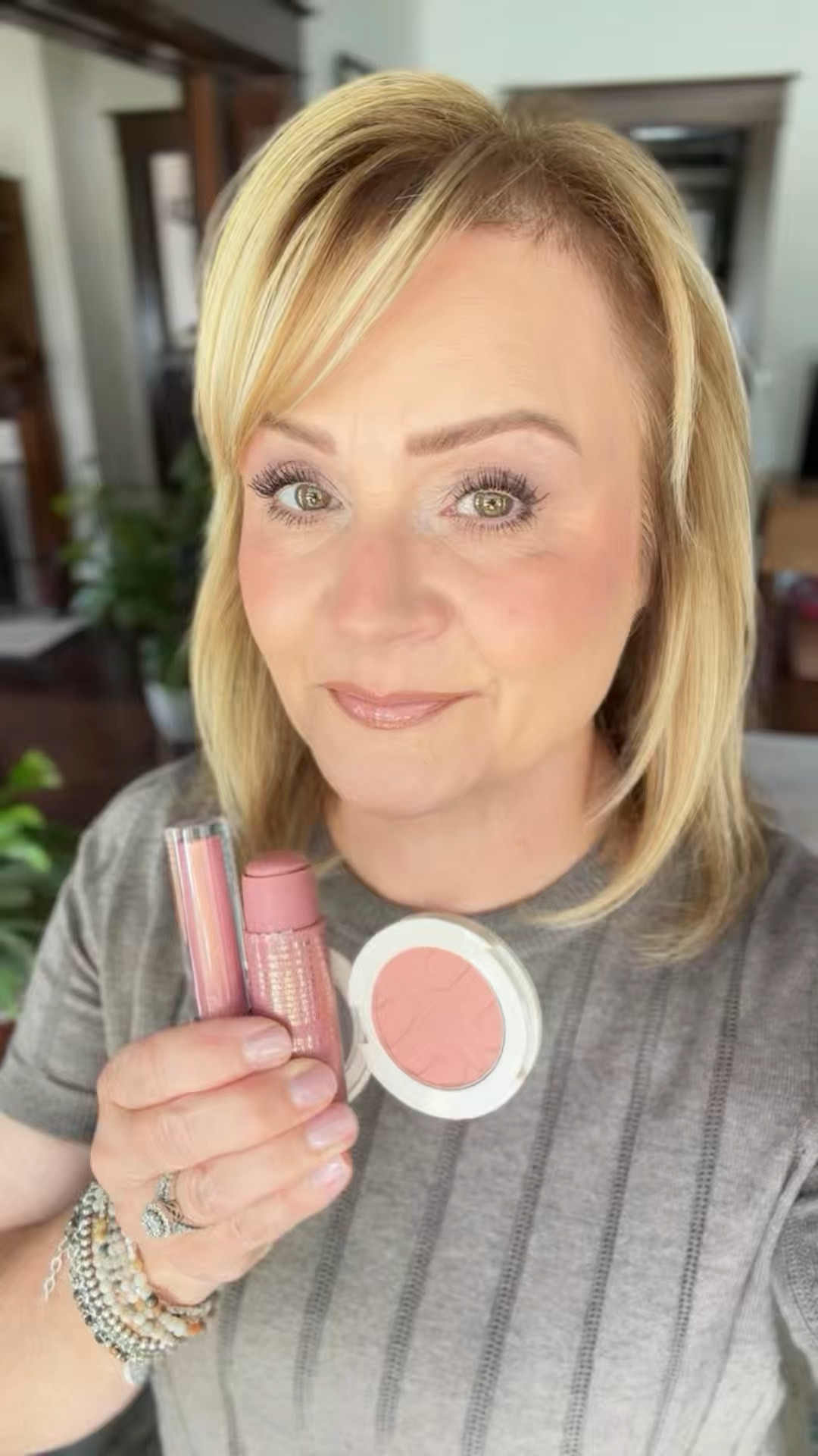 Another great color combo
Lip liner Dmitry
Gloss Nymphette
Cream Blush Radiant Honey 
Powder blush Sweet as Honey

#LTKBeauty #LTKOver40
