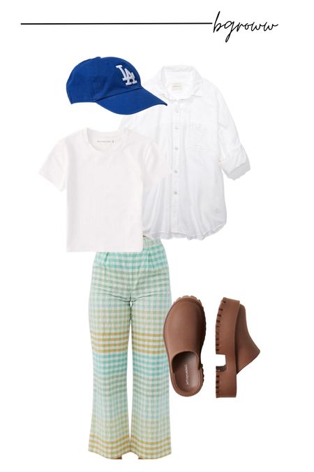 colorful spring outfit inspo
Platform clogs
Gingham pants
White oversized shirt


#LTKunder100 #LTKstyletip