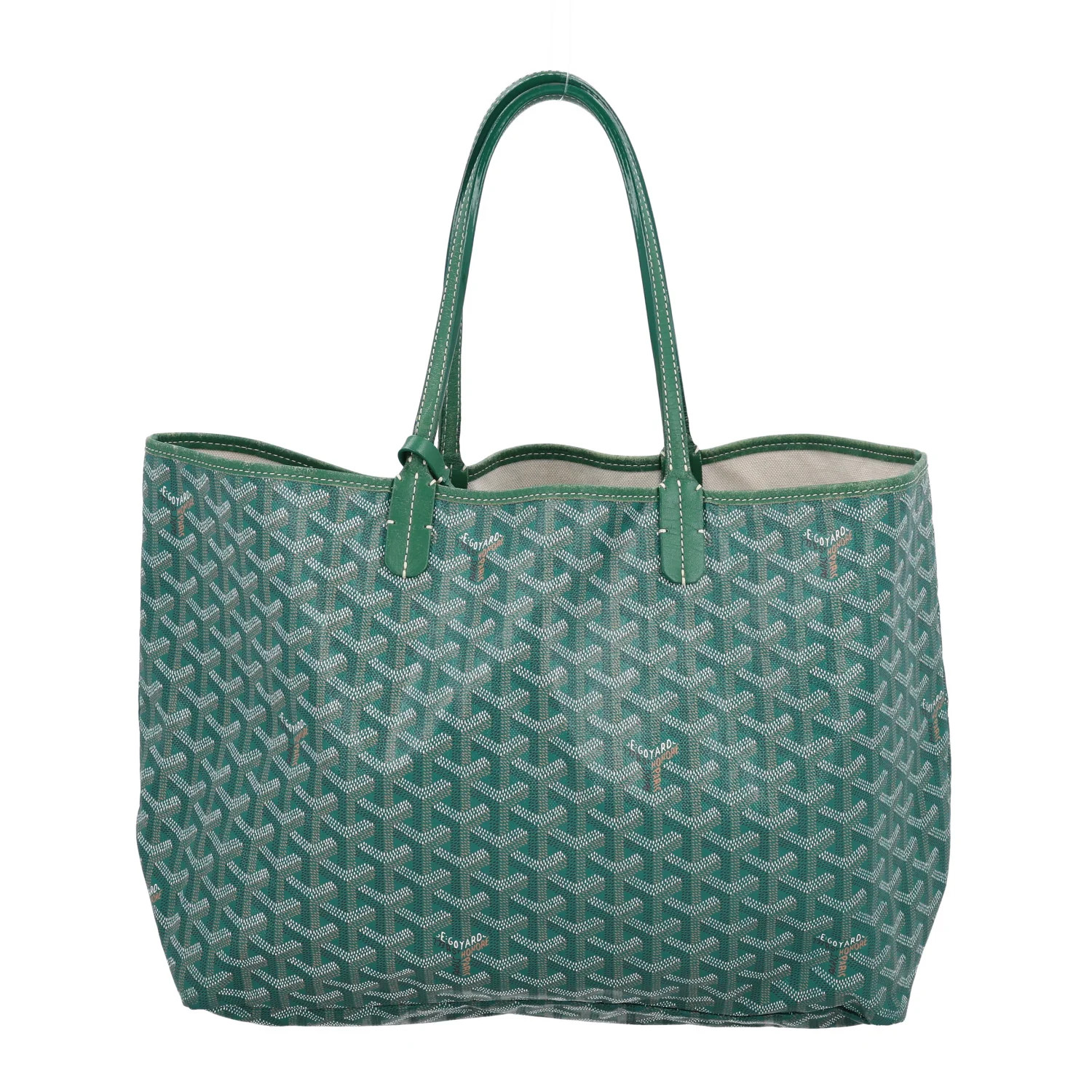 Goyard Goyardine Saint Louis PM Green 1965747 | FASHIONPHILE (US)