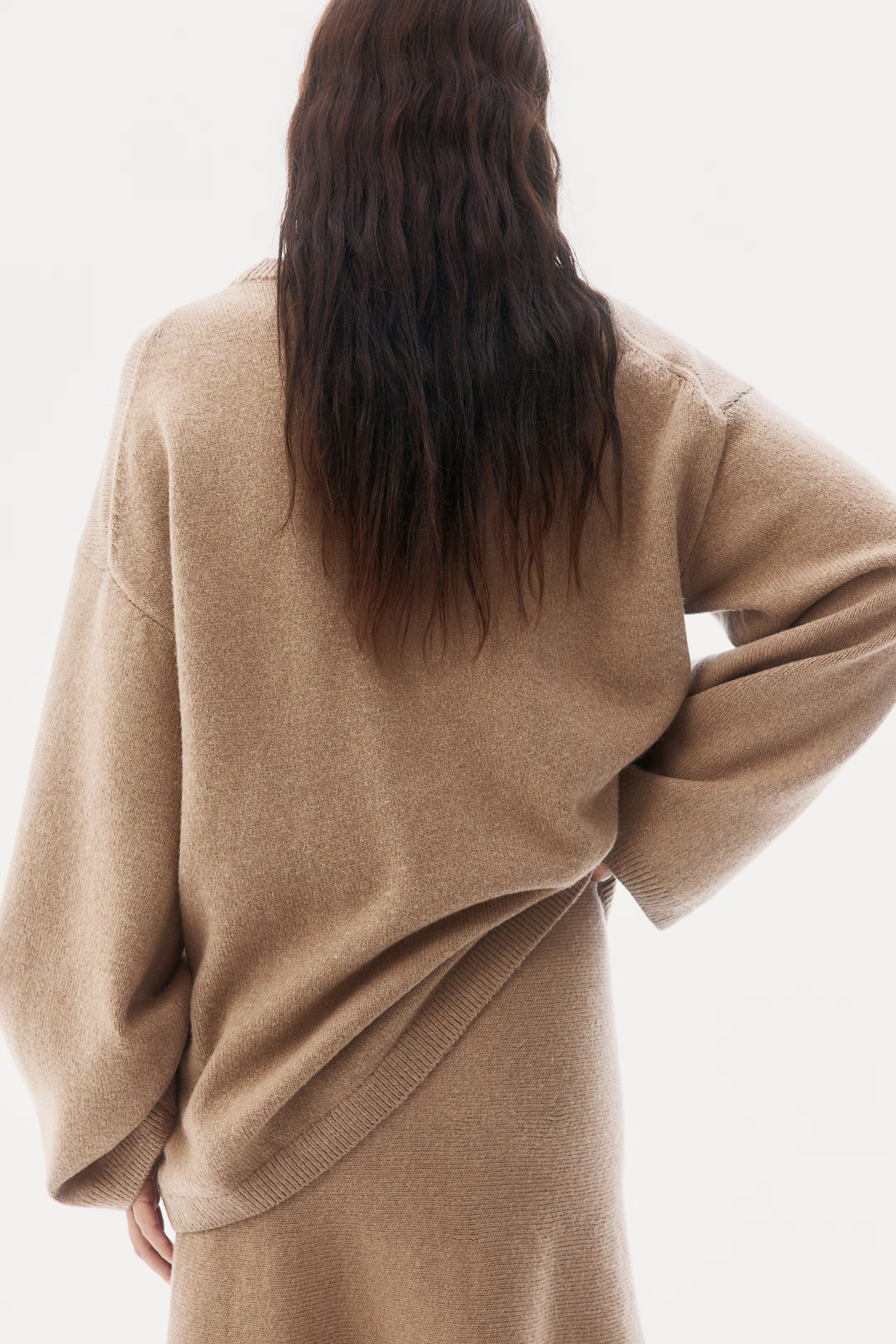 Oversized jumper - Cream - Ladies | H&M GB | H&M (UK, MY, IN, SG, PH, TW, HK)