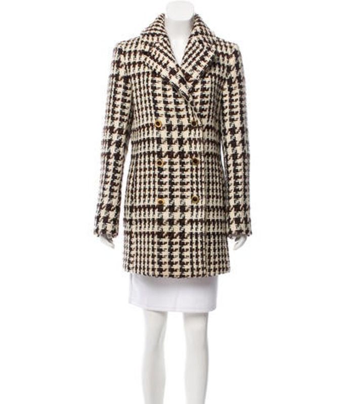 Les Copains Structured Wool Coat brown Les Copains Structured Wool Coat | The RealReal