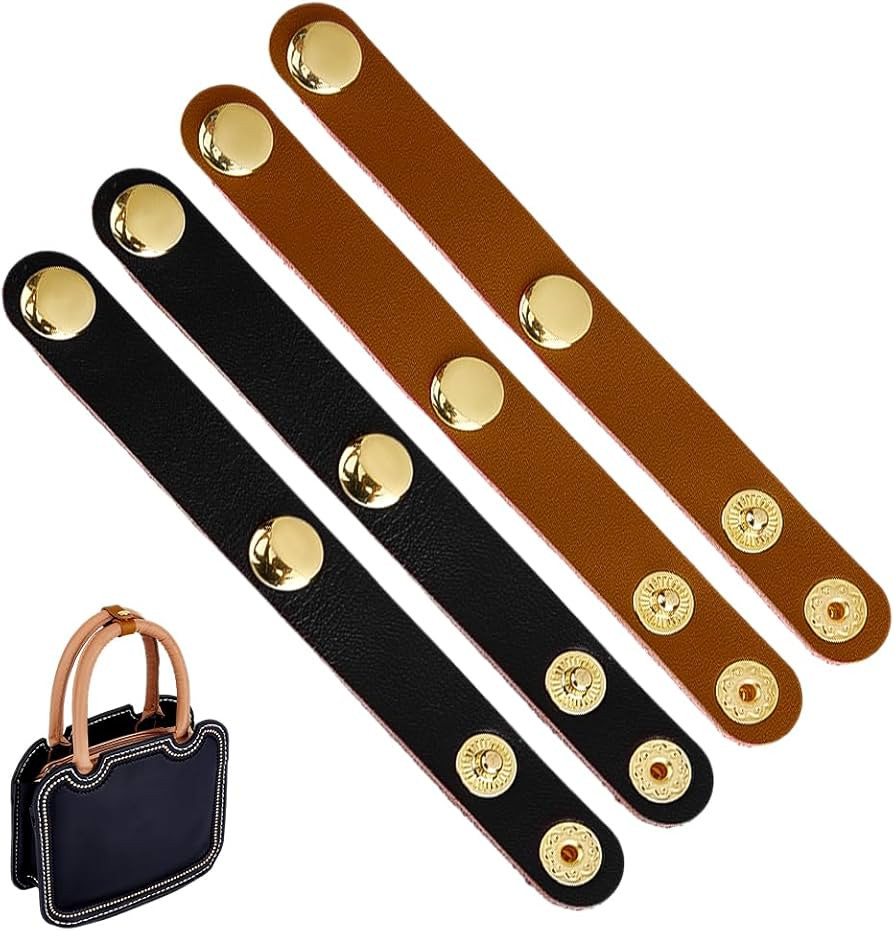 PH PandaHall 4Pcs Leather Purse Shortener Adjustable Buckles 4.5 inch Leather Snap Buckles Closur... | Amazon (US)