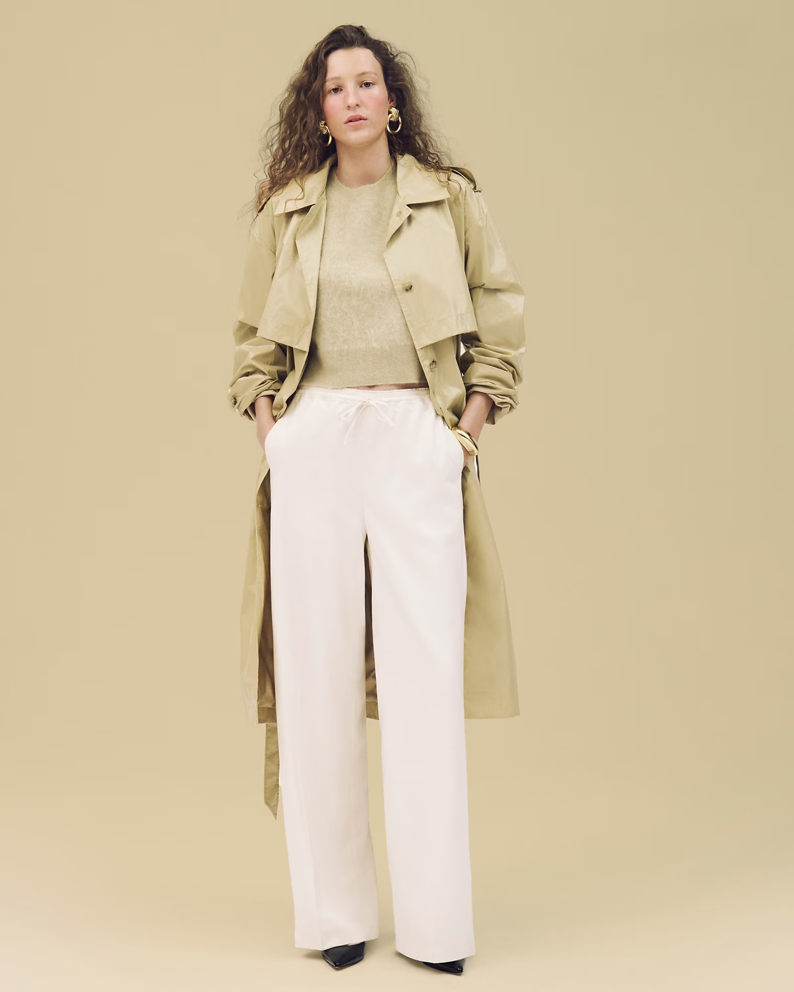 Superwide Stratus pant in city twill | J. Crew US