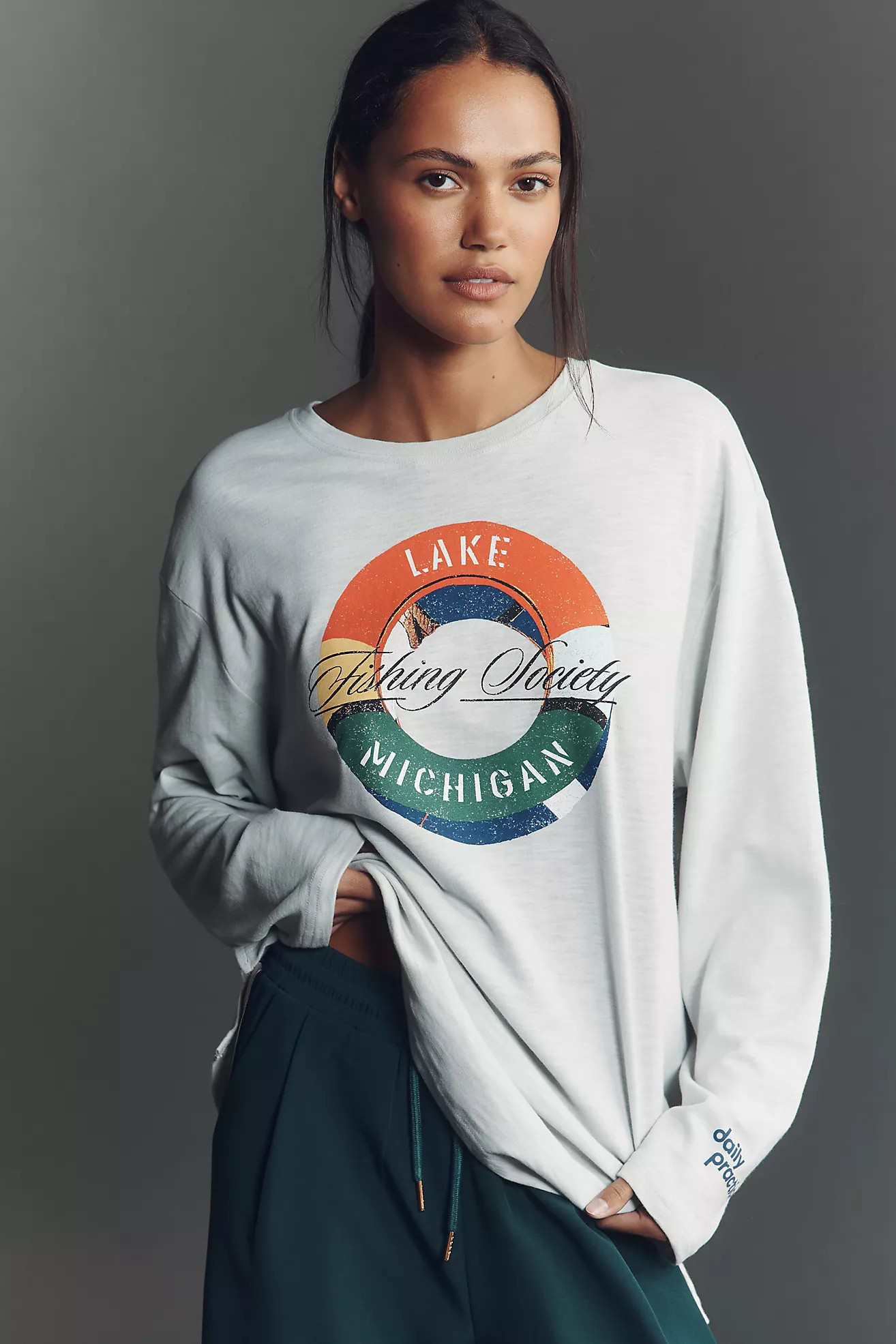 Daily Practice Long-Sleeve Graphic Tee | Anthropologie (US)