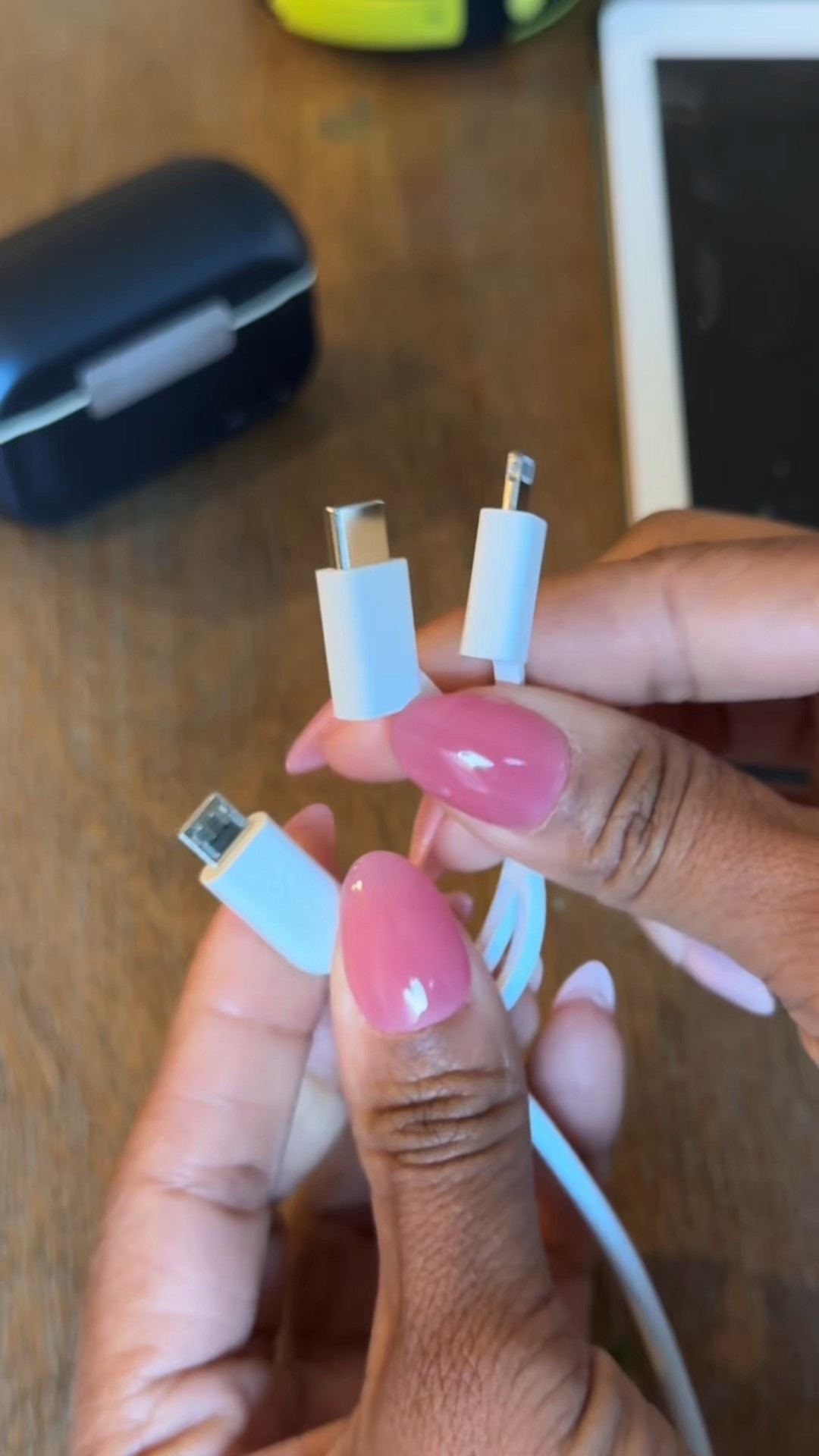 3 cords in 1! I don’t have to look all over my house for the right cord when I can just easily change connectors! 

#LTKHome #LTKTravel