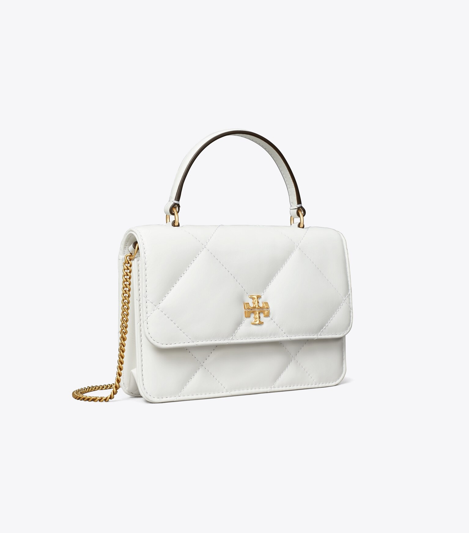 MINI KIRA DIAMOND QUILT TOP-HANDLE CROSSBODY | Tory Burch (US)