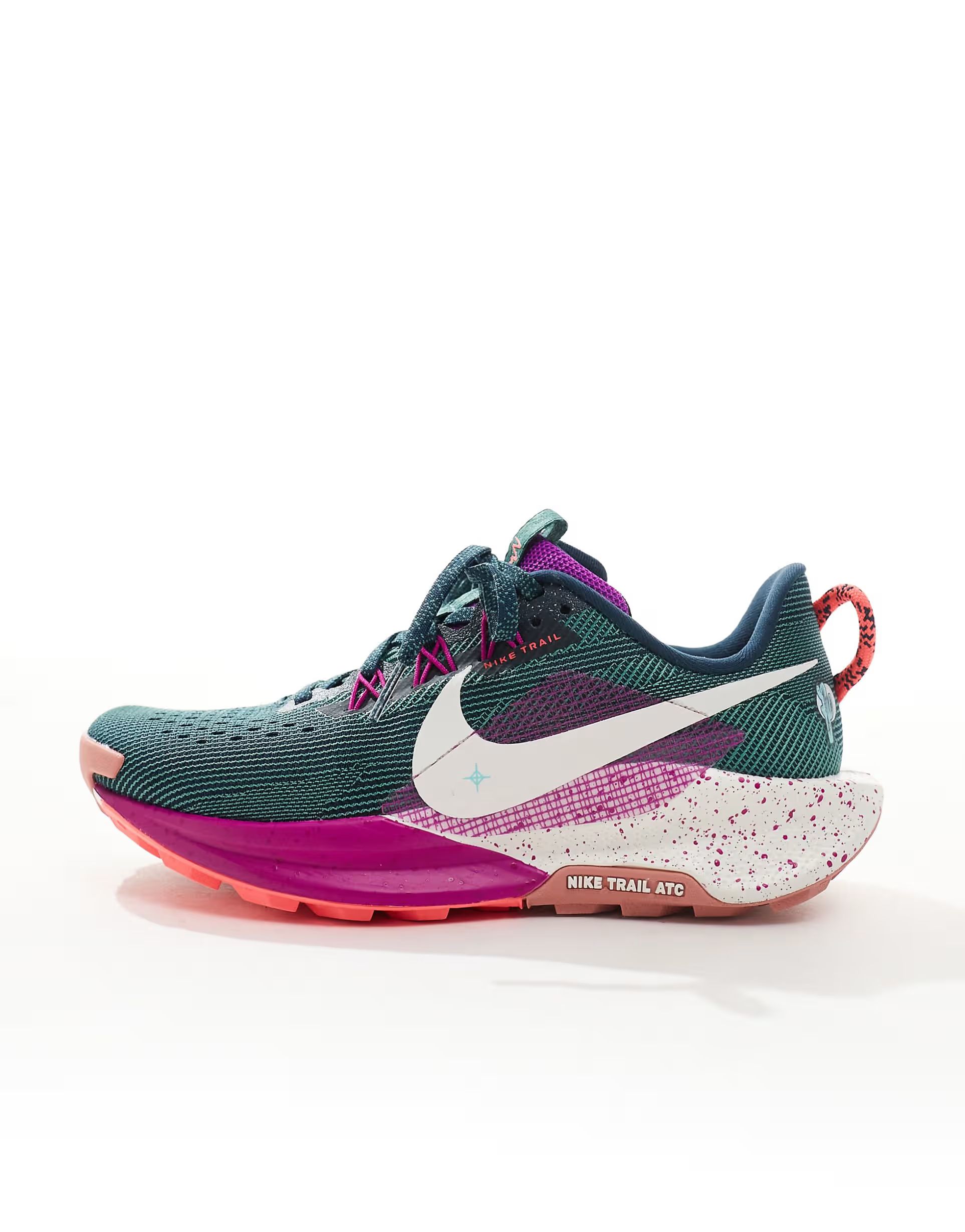 Nike Running ReactX Pegasus Trail 5 sneakers in navy and purple | ASOS (Global)