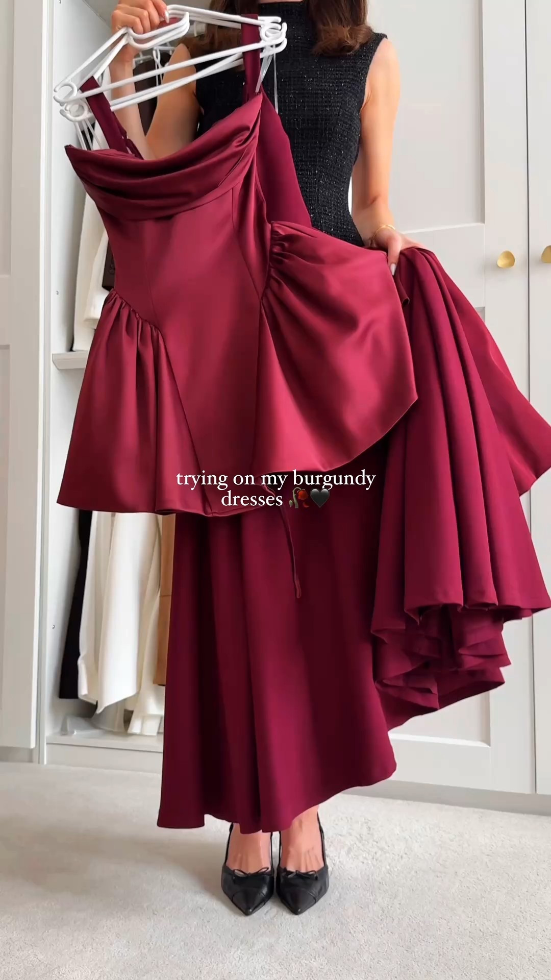 Trying on my burgundy dresses 🥀🖤 1, 2, or 3? 🤭

These dresses would be perfect for special fall / winter occasions, birthday celebration, wedding guest, romantic dinner, holiday party, theatre date night, festive events…✨

#fallfashion #burgundydress #outfitideas #styletips #fashionstyle #weddingguest #birthdaydress #outfit #dressoftheday #falloutfit #bowdress #holidaystyle #outfitinspiration #minidress #chicstyle #mididress

#LTKSeasonal #LTKParties #LTKWedding