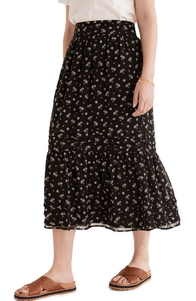 Kusama Tiered Pleated Maxi Skirt | Nordstrom