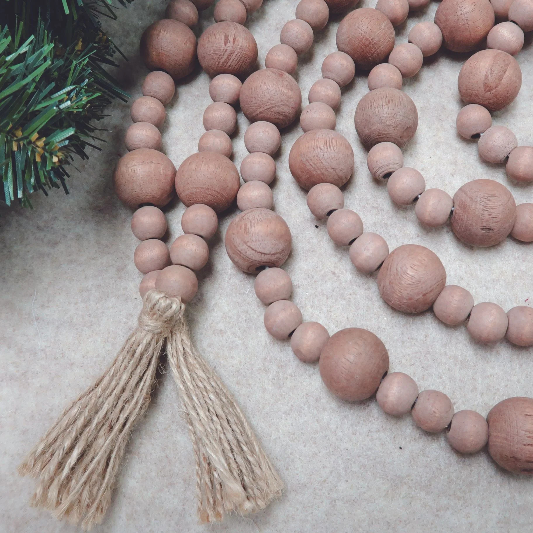 Holiday Time S/2 9ft 14/25 Mbn Wod Bd W/jte Tsel Gald | Walmart (US)