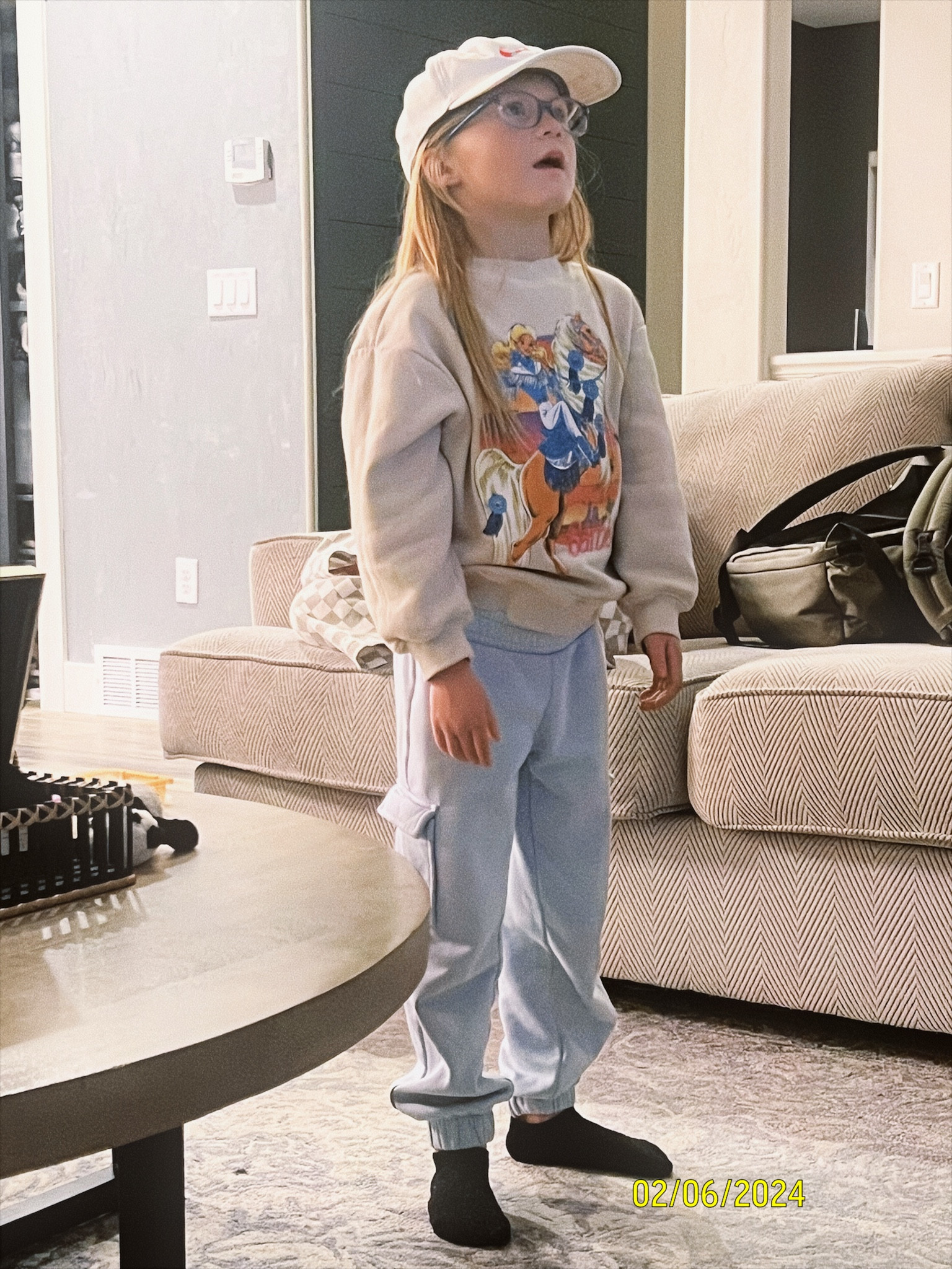 She was killing me watching tv like this 🤣 her sweater and sweat pants are linked  

#LTKkids #LTKfindsunder100