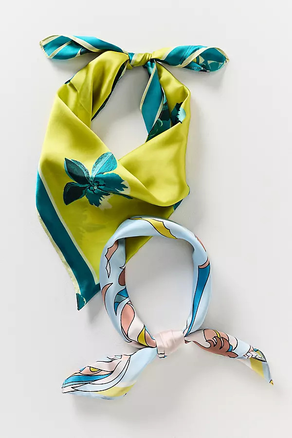 Satin Hair Scarves, Set of 2 | Anthropologie (US)