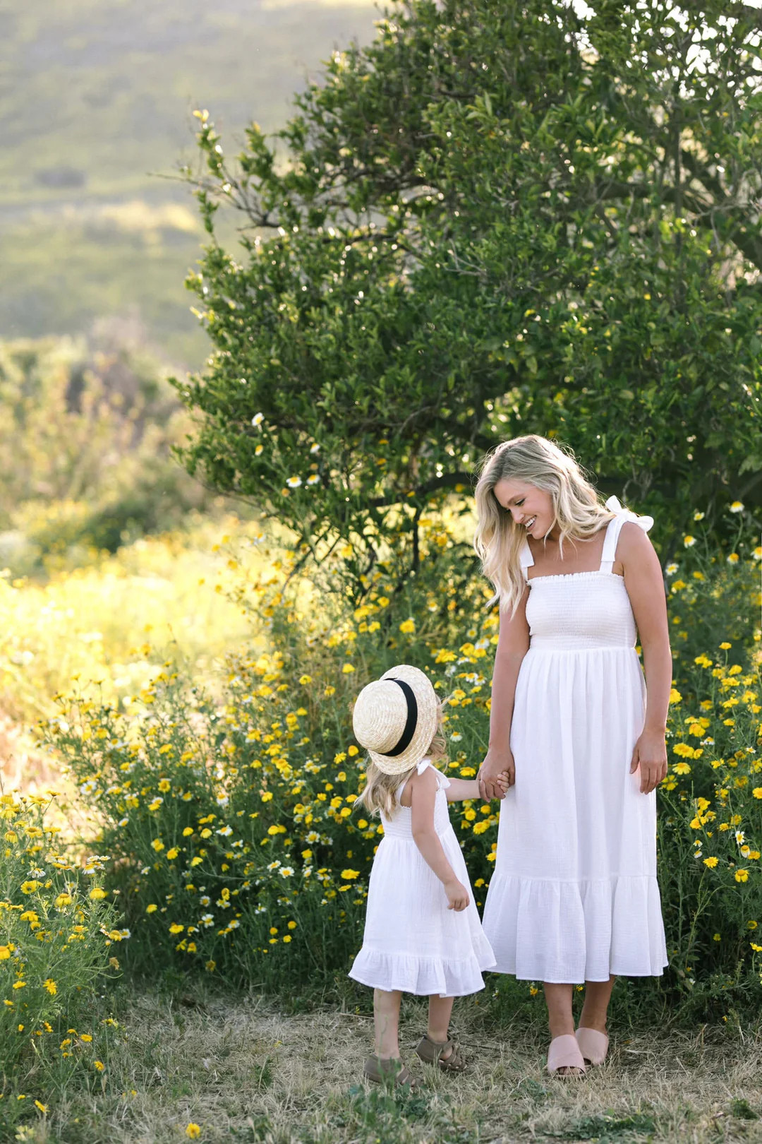 Claire Smocked Midi Dress | Morning Lavender