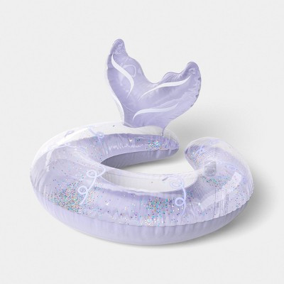 Split Ring-Mermaid Glitter Novelty Float - Sun Squad™ Lavender | Target