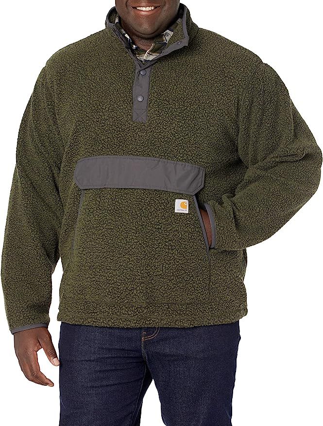 Carhartt Men's Relaxed Fit Fleece Pullover | Amazon (US)