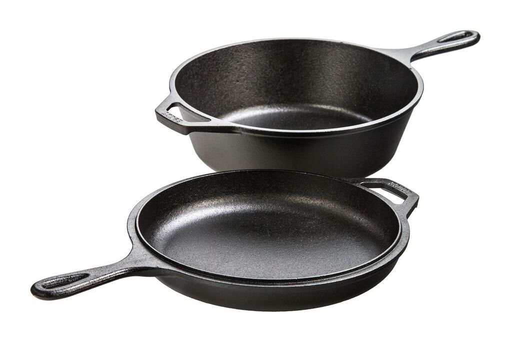 Lodge Combo Cooker Cast Iron, 10.25", Black | Amazon (US)