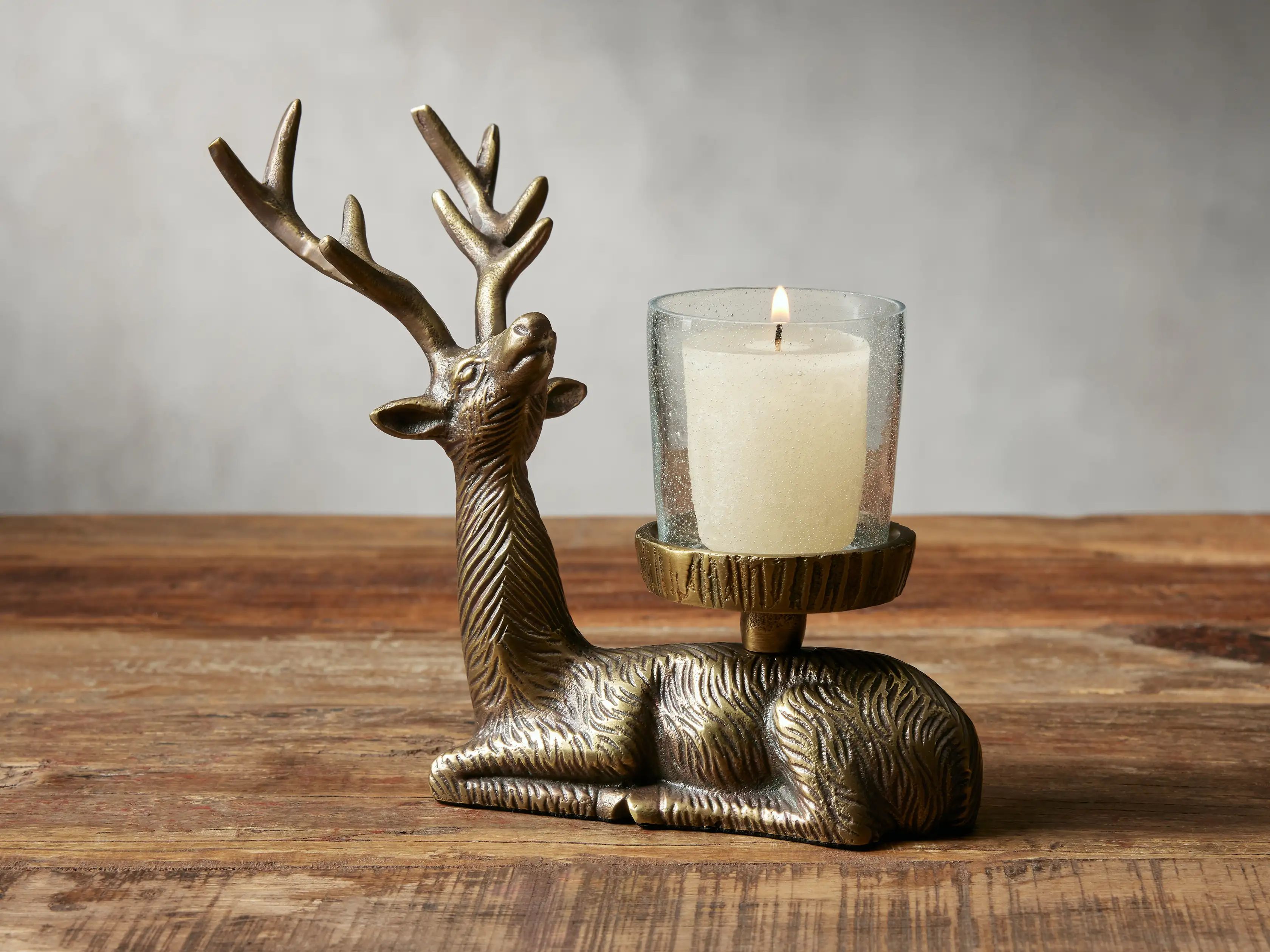 Stag Votive Holder | Arhaus