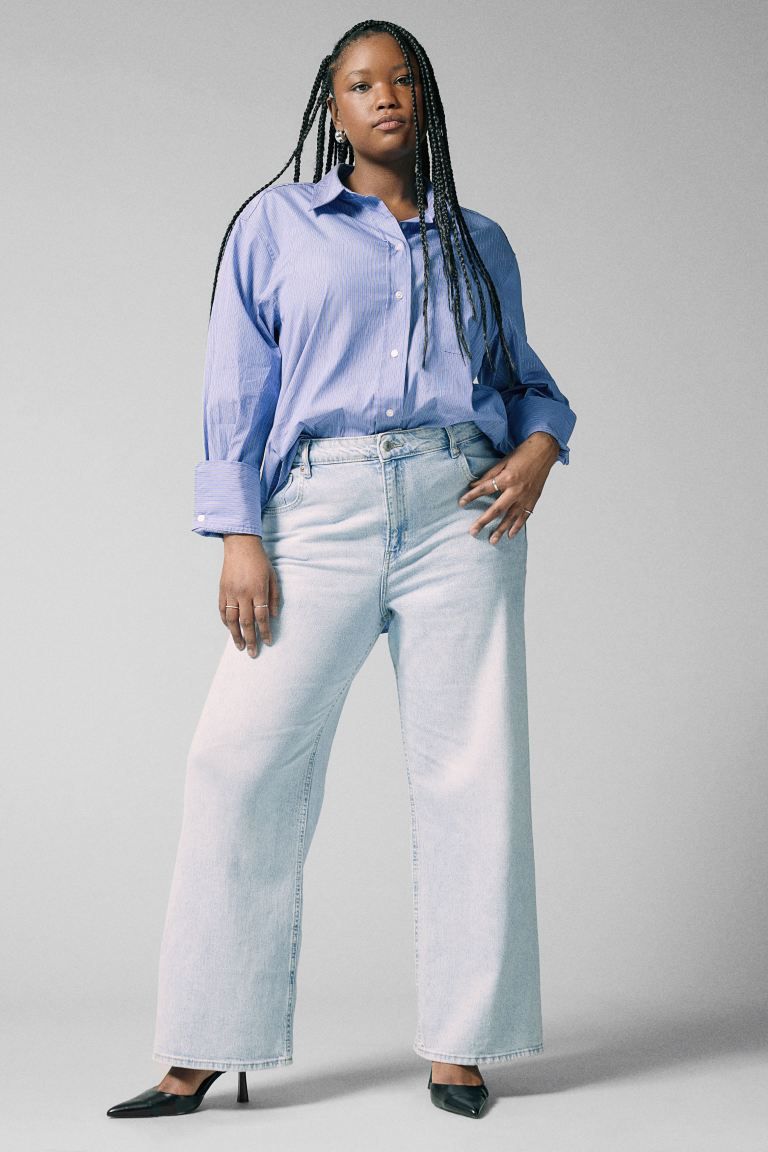 Wide High Jeans | H&M (US + CA)