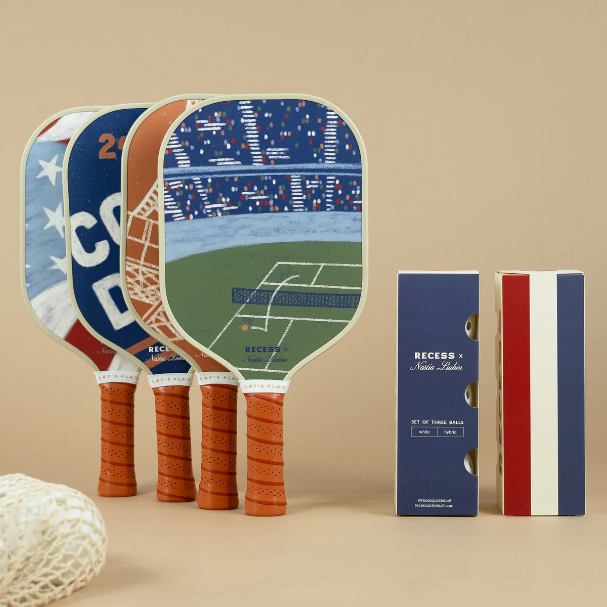 Recess Pickleball x Nastia Liukin Pickleball Paddle Set | Recess Pickleball