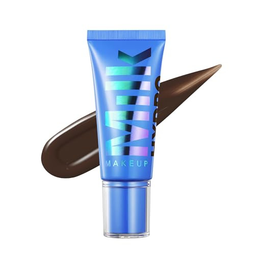 Milk Makeup Hydro Grip Hydrating Gel Skin Tint – 12HR Lightweight Buildable Coverage with Hyaluronic Acid for Natural Dewy Finish – Non-Comedogenic – 15 Very Deep w/Neutral Undertones, 1oz | Amazon (US)