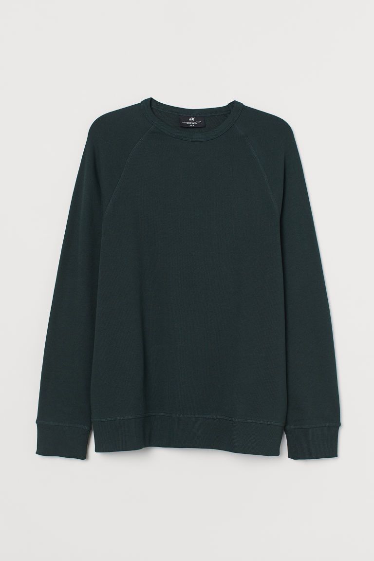 H & M - Regular Fit Sweatshirt - Green | H&M (US + CA)