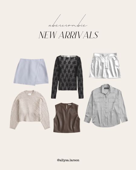 Abercrombie, new arrivals, fall fashion, fall outfit, neutral style, neutral outfit, mini skirt 

#LTKfindsunder100 #LTKstyletip #LTKSeasonal