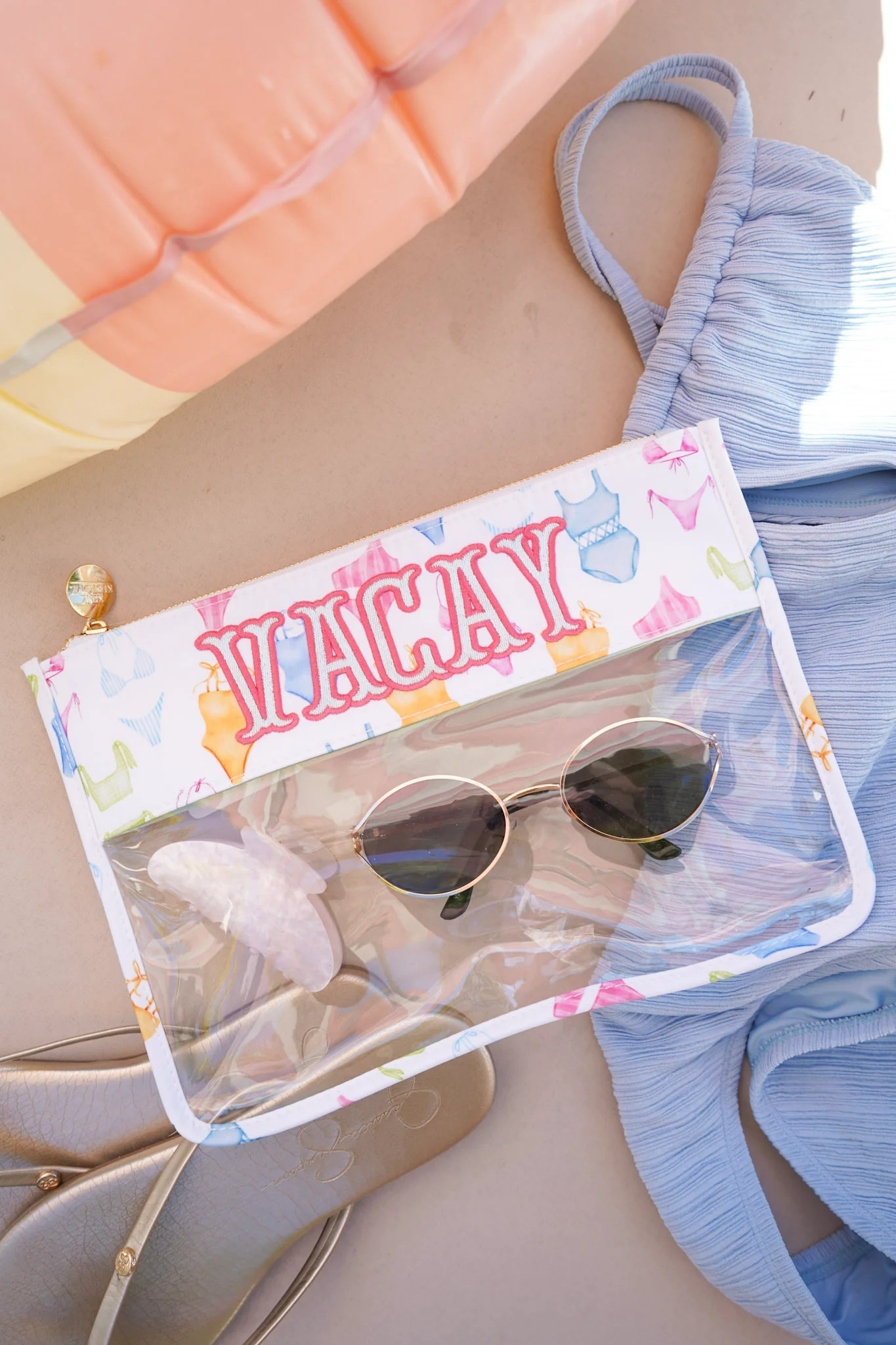 Vacay - Bikinis Clear Pouch | KenzKustomz