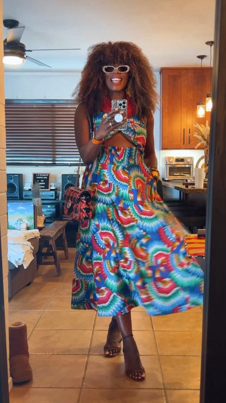 Spring Dress at its best! Love the cutouts & print! 

#LTKunder50 #LTKstyletip #LTKFind