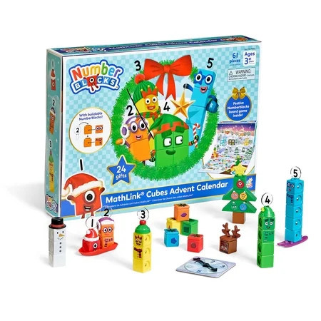 hand2mind Numberblocks MathLink Cubes Advent Calendar, 24 Days of Surprise Gifts and Themed Figures | Walmart (US)