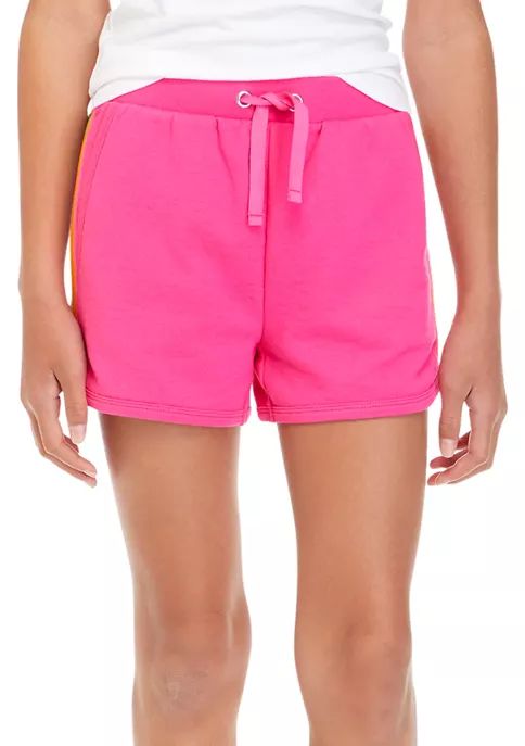 Girls 7-16 Rainbow Side Tape Shorts | Belk