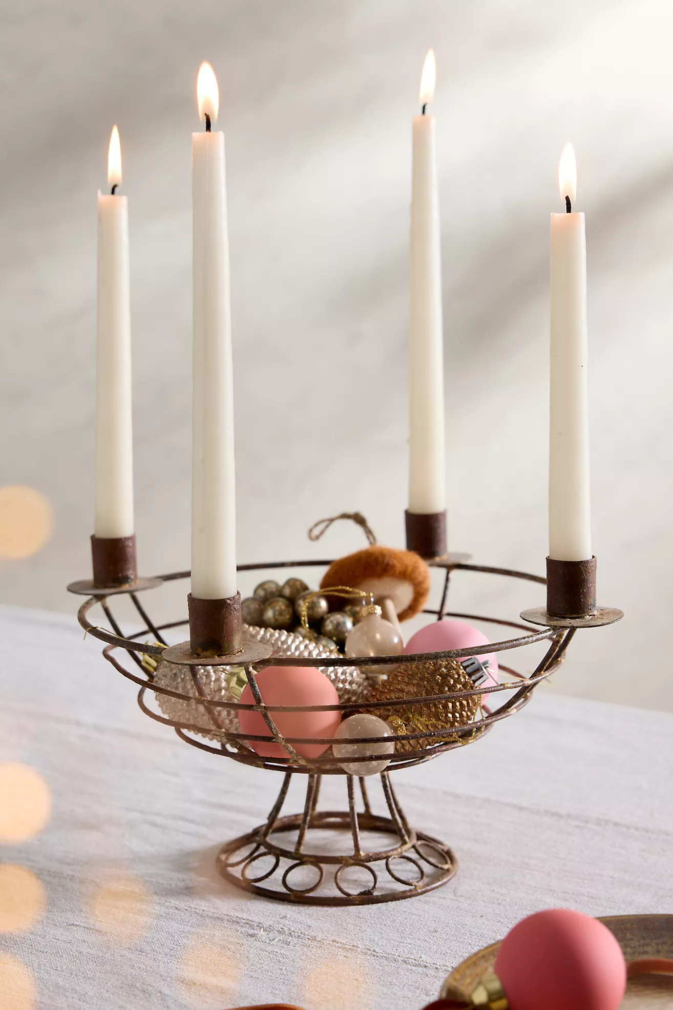 Wire Basket Candelabra | Terrain