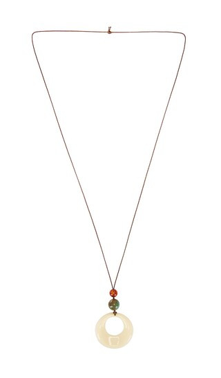 Cleo Cord Necklace in Cream & Multi | Revolve Clothing (Global)