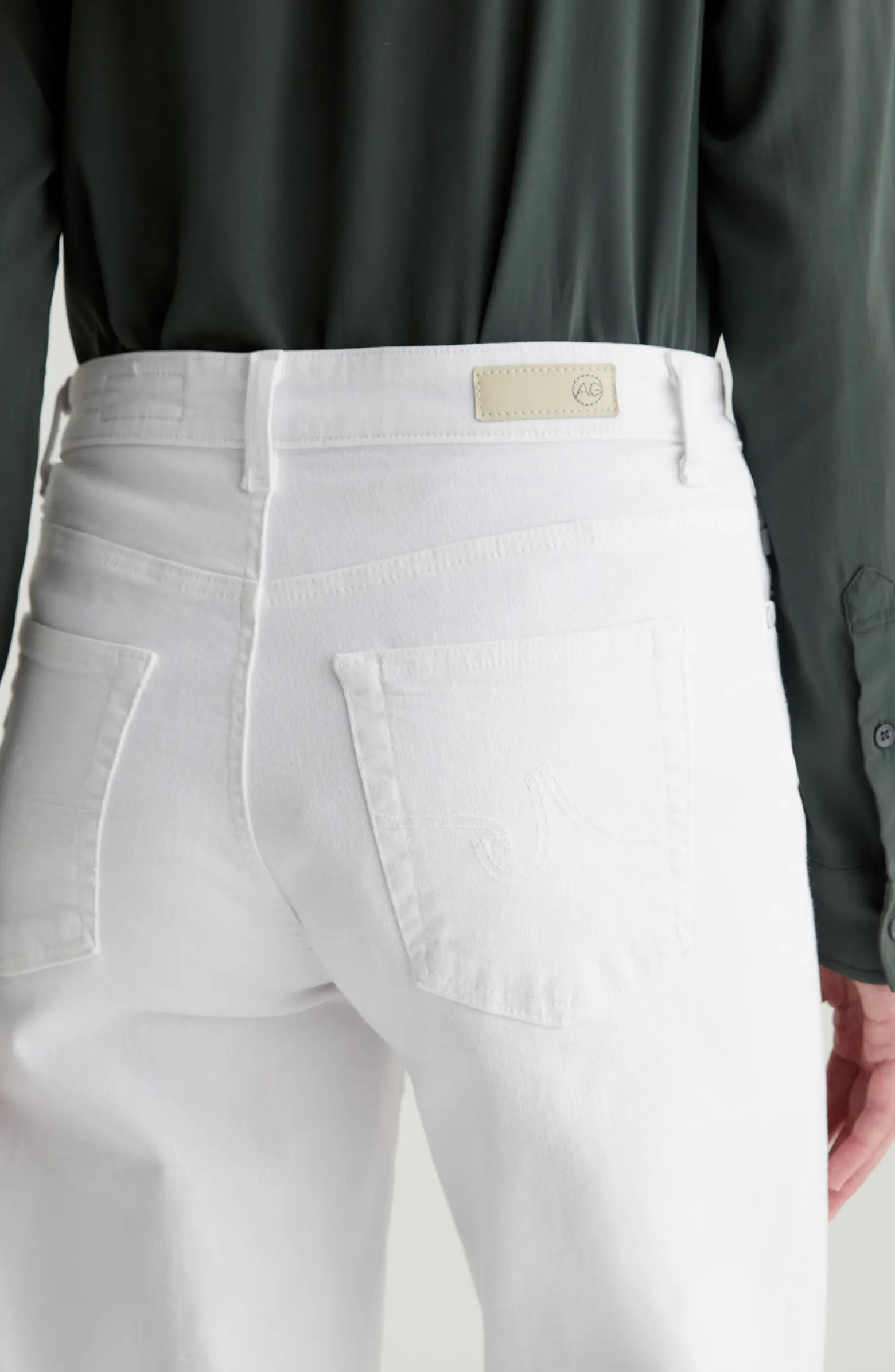 Saige Mid Rise Ankle Wide Leg Jeans | Nordstrom